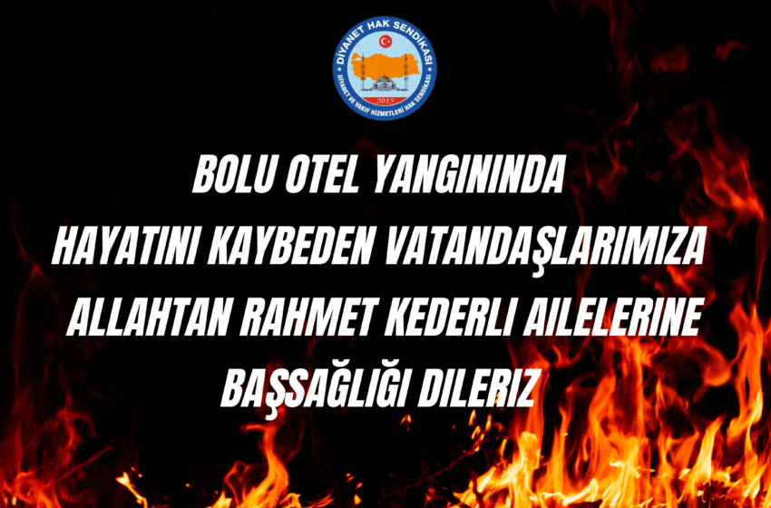  BOLU KARTALKAYA OTEL YANGINI
