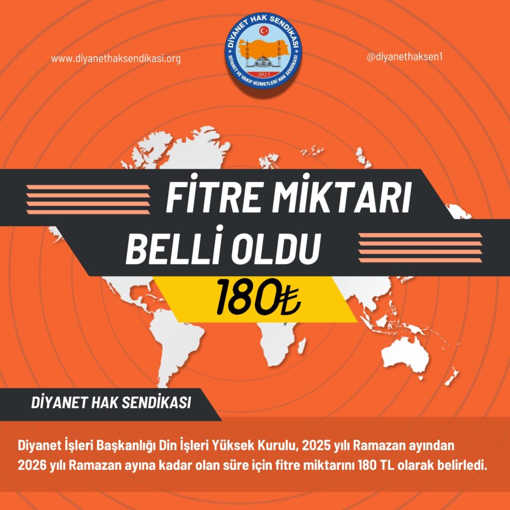 FİTRE MİKTARI BELLİ OLDU